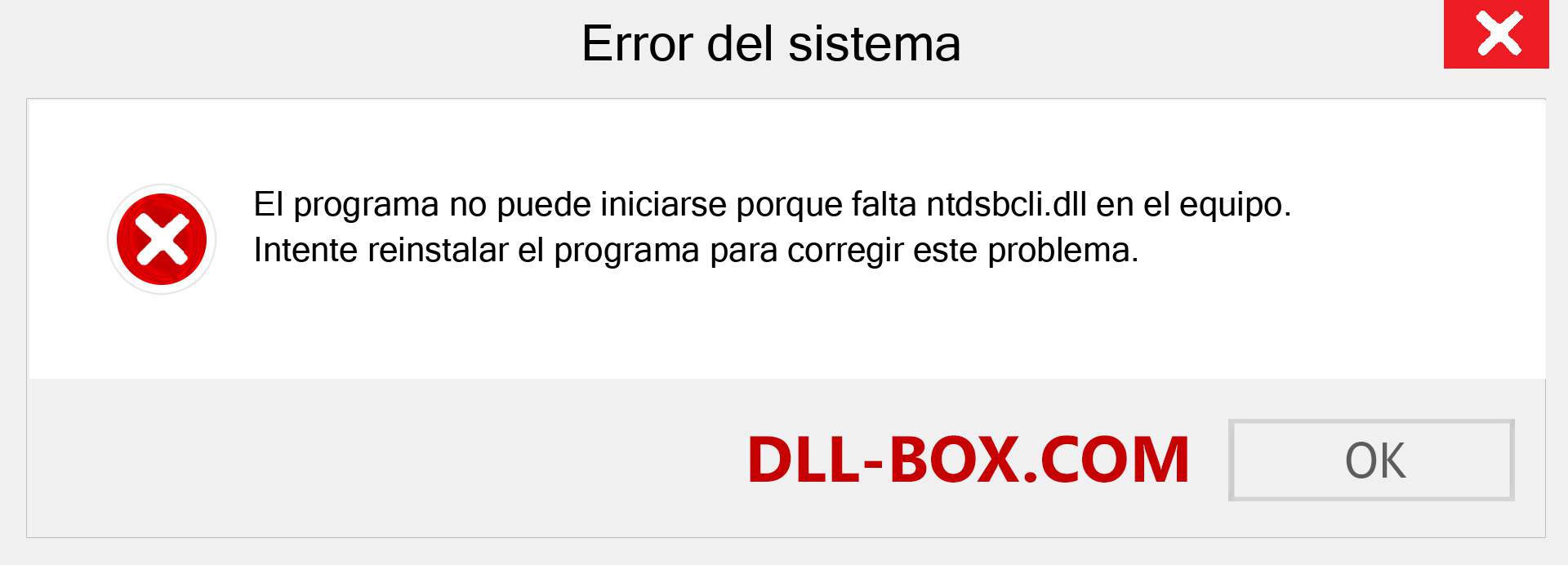 ¿Falta el archivo ntdsbcli.dll ?. Descargar para Windows 7, 8, 10 - Corregir ntdsbcli dll Missing Error en Windows, fotos, imágenes