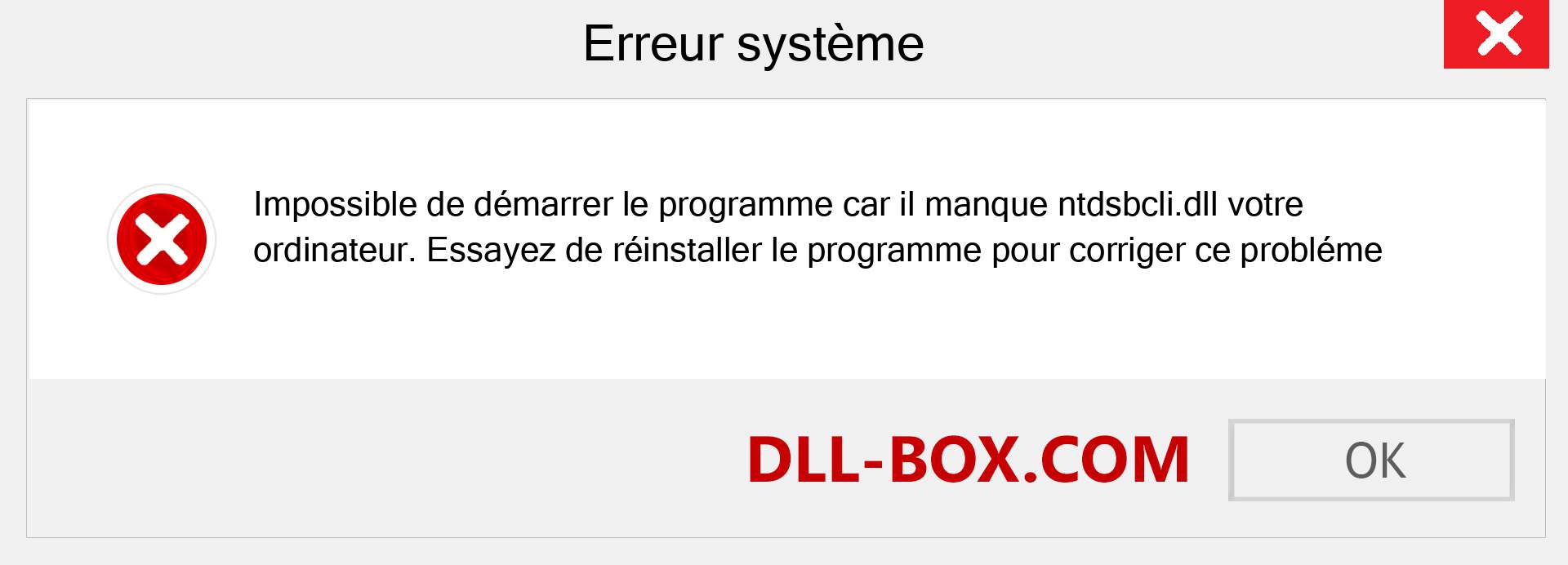 Le fichier ntdsbcli.dll est manquant ?. Télécharger pour Windows 7, 8, 10 - Correction de l'erreur manquante ntdsbcli dll sur Windows, photos, images